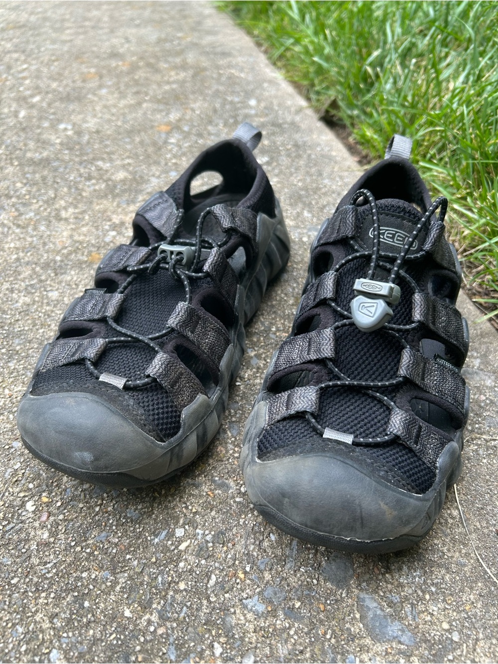 Keen Men's Black & Gray Sport Sandals